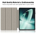 Miniatyrbilde 2 av 5: Lærnettbrettveske for OnePlus Pad/Oppo Pad 2 Tri-fold Stativ Nettbrettdeksel med Auto Wake/Sleep Multicolor Style C
