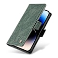 Pikkukuva 5 / 5: YIKATU YK-005 iPhone 14 Pro Folio Flip -suojakotelo PU-nahkaa, pehmeäpintainen jalustallinen lompakkokotelo Multicolor Style D