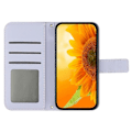Miniatyrbillede 2 af 5: Til Xiaomi 14 Pro Etui Hud-berørings Wallet Stand Læder Cover med Skulderrem Multicolor Style C