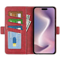 Miniatyrbillede 2 af 5: For iPhone 16 Etui Folio Flip Læder Wallet Stand Telefon Cover Multicolor Style B