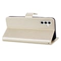 Miniatyrbillede 3 af 5: Til Samsung Galaxy S23 FE Cover Ugle Præget PU Læder Telefon Cover med Wallet Stand Multicolor Style C