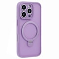 Pikkukuva 1 / 5: iPhone 16 Pro -kotelo, yhteensopiva MagSafe-yhteensopivan mattapintaisen TPU+PC-pyörivän jalustan kanssa Multicolor Style D