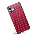 Pikkukuva 2 / 4: iPhone 16 -kotelo Krokotiilinnahkajäljitelmä Nahkapäällysteinen PC+TPU-puhelinkuori Multicolor Style D
