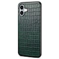 Pikkukuva 1 / 4: iPhone 16 Plus -kotelo, krokotiilinnahkajäljitelmä, nahkapäällysteinen PC+TPU-puhelinkuori Multicolor Style A