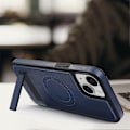 Miniatyrbild 4 av 5: Skal för iPhone 14 Plus Kompatibelt med MagSafe Slim-Fit PU Läderbelagd TPU+PC Skal Multicolor Style C