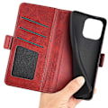 Miniatyrbillede 4 af 5: For iPhone 16 Etui Folio Flip Læder Wallet Stand Telefon Cover Multicolor Style B