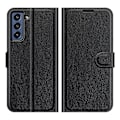 Miniatyrbillede 1 af 5: Wallet Design Læder Telefon Cover Folio Flip Cover med Støttefod til Samsung Galaxy S21 FE Multicolor Style A