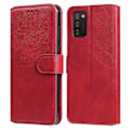 Miniatyrbillede 1 af 5: PU Læder Wallet Stand Folio Flip Beskyttende Telefon Cover til Samsung Galaxy A03s (164.2 x 75.9 x