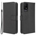 Miniatyrbild 1 av 5: För Tcl Ion X Diamond Texture Läder Phone Case anti-scratch Cover Black