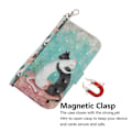 Miniatyrbillede 4 af 5: Til Xiaomi Redmi Note 13 Pro 5G/Poco X6 5G Wallet Case 3D Mønster Print Læder Cover med Rem Multicolor Two Cats