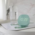 Miniatyrbild 4 av 5: Digital väckarklocka. Multifunktionell magnetisk led smart sensor Söt väckarklocka för barn green
