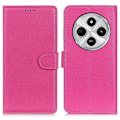 Pikkukuva 1 / 5: Xiaomi Poco C75 4G/Redmi 14R 5G/14C 4G Lompakkokotelo PU-nahkaa, litsirakenne - Musta Multicolor Rose