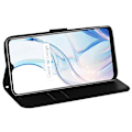 Miniatyrbillede 3 af 5: PU læder folio etui med blændende blomstermønster og stativ til Realme 10 Pro 5G Multicolor Style D