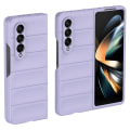 Miniatyrbild 1 av 5: För Samsung Galaxy Z Fold4 5g Skin-touch hårt PC- case Droppsäkert robust cover Purple