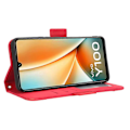 Pikkukuva 4 / 5: vivo Y100 5G/T2 5G -puhelinlaukku useilla korttipaikoilla, PU-nahkaa, jalustalla ja lompakolla Multicolor Style C