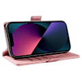 Miniatyrbillede 3 af 5: YIKATU YK-005 Pung Etui til iPhone 14 Stativ PU Læder Hud-berørings Magnetisk Beskyttende Telefon Cover Multicolor Style G