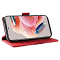 Miniatyrbillede 3 af 5: YIKATU YK-005 Til Xiaomi Redmi Note 12 4G Hud-berørings Telefon Cover PU Læder Wallet Stand Shell Multicolor Style H
