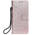 Miniatyrbillede 2 af 5: Præget Mandala Blomst Pung Læder Etui med Rem til Samsung Galaxy A52 4G/5G/A52s 5G Multicolor Style E