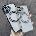 Pikkukuva 2 / 5: iPhone 16 Magneettinen Kotelo Bling Strassi Kirkas TPU+PC Puhelinkuori Multicolor Style C