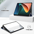 Miniatyrbild 2 av 5: För Xiaomi Pad 6 Tri-fold Ställ Tablet Fodral Magnetiskt Smart PU Läder Folio Omslag Multicolor Style B