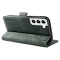 Miniatyrbillede 4 af 5: YIKATU YK-005 Til Samsung Galaxy S21 FE 5G Stand Wallet Case Hud-berørings Læder Telefon Cover Multicolor Style D