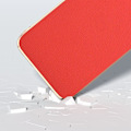 Miniatyrbild 4 av 5: För Samsung Galaxy S23 Fe Litchi Texture Phone case Läderbelagd Pc+tpu Cover Red