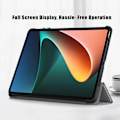 Miniatyrbild 5 av 5: För Xiaomi Pad 6 Tri-fold Ställ Tablet Fodral Magnetiskt Smart PU Läder Folio Omslag Multicolor Style C