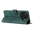 Miniatyrbild 3 av 5: För TECNO Camon 30 Pro 5G Telefonskal Linjer Präglat Anti-Rep PU Läder Ställfodral Multicolor Style D