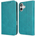 Miniatyrbillede 1 af 5: PU-læder kalveskinds tekstureret magnetisk lukning smartphone cover til iPhone 16 Plus Multicolor Style G