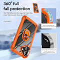 Miniatyrbild 5 av 5: Skal till iPhone 16 Plus med linsskydd i legering, PC+TPU, stativ Multicolor Style H