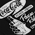 Miniatyrbillede 5 af 5: Coca Cola Pause And Refresh Retro Herre T-shirt Black S