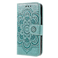 Miniatyrbild 2 av 5: Präglad Mandala Blomma PU Läder Telefonställ Skydd Plånboksfodral med Rem för iPhone 13 6.1 tum Multicolor Style H