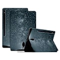Miniatyrbillede 1 af 5: PU Læder Flip Cover med Støttefod og Mønsterprint til Samsung Galaxy Tab S7/S8 Multicolor Style C