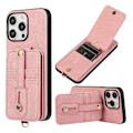 Miniatyrbillede 1 af 5: Style 02 Til iPhone 15 Pro Max Etui Vertikal Flip Korttaske TPU+PU Mobiltelefon Cover Multicolor Style C