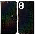 Miniatyrbillede 1 af 5: Til Samsung Galaxy A06 Stand Case Blændende Blomster Læder Telefon Cover Multicolor Style A