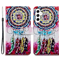 Pikkukuva 1 / 5: Samsung Galaxy A15 5G Kotelo Lompakko PU Nahka Kuvio Printti Puhelinkuori Multicolor Style R