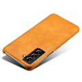 Miniatyrbillede 3 af 4: KSQ Glat PU Læder Overfladebelagt PC Telefon Cover til Samsung Galaxy S22 5G Multicolor Style A
