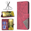 Miniatyrbillede 4 af 5: BINFEN COLOR BF05 Til TECNO Pova 5 Pro 5G Etui PU Læder Flip Stand Telefon Cover - Grå Multicolor Red