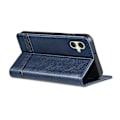 Miniatyrbillede 4 af 5: AZNS Etui til Samsung Galaxy A06, Ko Lædertekstur PU Læder Wallet Telefon Cover - Grøn Multicolor Blue