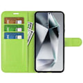 Miniatyrbillede 2 af 5: Til Samsung Galaxy S25 Ultra Case Litchi Tekstur Stødsikker Læder Wallet Telefon Cover Multicolor Style F