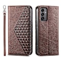 Pikkukuva 1 / 5: Samsung Galaxy A05s 4G -kotelo, kohokuvioitu ruutukuvio, lompakkoteline, puhelinkuori Multicolor Style B