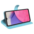 Miniatyrbild 5 av 5: För Samsung Galaxy A33 5G Litchi Textur PU Läder Flip Ställ Fodral Plånboksstil Magnetlås