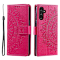 Miniatyrbillede 1 af 5: Til Samsung Galaxy A16 5G/A16 4G Etui Præget Totem PU Læder Wallet Stand Telefon Cover Multicolor Style G