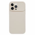 Miniatyrbillede 1 af 5: Til Iphone 13 Pro Telefon Cover Støvtæt Telefonetui Mat Blød Tpu Skal (præcis Udskæring til Baglinse) White