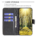 Miniatyrbillede 2 af 5: til Samsung Galaxy A05s 4G Etui Præget Tegnebog Stand Læder Telefon Cover Multicolor Style F