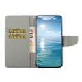 Pikkukuva 3 / 5: Samsung Galaxy A06 -kotelo, kuvioitu, suojaava nahkainen folio-puhelinkotelo- Multicolor Dandelion