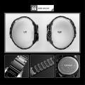 Miniatyrbillede 5 af 5: Skmei 1378 30m Vandtæt Metal Quartz Armbåndsur Sort