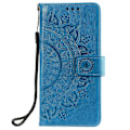 Miniatyrbillede 2 af 5: Præget Mandala Blomst Pung Læder Etui med Rem til Samsung Galaxy A52 4G/5G/A52s 5G Multicolor Style C