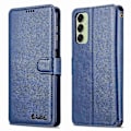 Miniatyrbillede 1 af 5: AZNS Telefoncover til Samsung Galaxy A14 5G/A14 4G Kalveskinds Tekstur Læder Telefon Wallet Cover Stativ Multicolor Style D