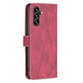 Pikkukuva 5 / 5: BINFEN COLOR BF05 Samsung Galaxy A15 4G -kotelo, kuvioitu lompakkomallinen nahkainen puhelinkotelo Multicolor Style D